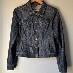 GUESS Dark Denim Jacket size L
